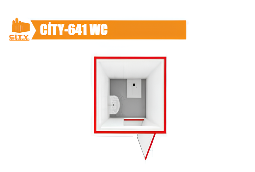 CT 641 WC Model Konteyner